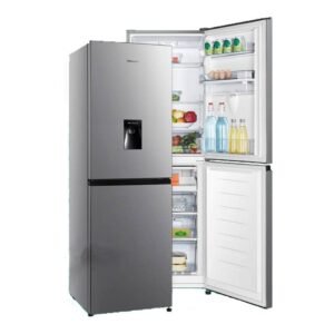 REFRIGERATEUR HISENSE COMBINE 4TIROIRS 250LITRES AVEC FONTAINE GRIS RD34DC4SB
